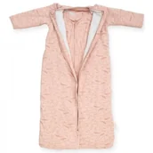 Pościel dla dzieci - Jollein Baby & Kids Baby & Kids - Śpiworek Niemowlęcy Całoroczny 4 Pory Roku 2 Śpiworkowy Whales Pale Pink 70 cm - miniaturka - grafika 1