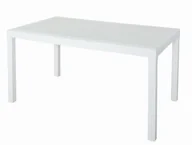 Stoły ogrodowe - Bica Stół technorattanowy Houston biały BC9094BL - miniaturka - grafika 1