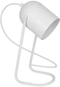 Lampy stojące - Luminex Lampka biurkowa Table Lamps 8433 lampa stołowa 1x60W E27 biała - miniaturka - grafika 1