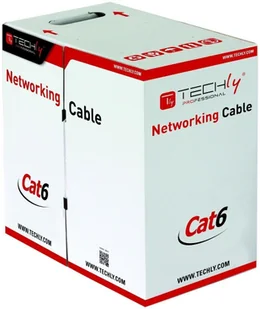Techly Techly Kabel instalacyjny skrętka UTP Cat6 drut CCA 305m szary 022823 - Kable miedziane - miniaturka - grafika 5
