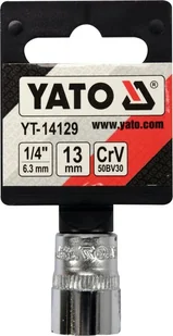 Yato NASADKA 13MM 1/4"" 6-KĄT CV KRÓTKA YT-14129 - Klucze i nasadki - miniaturka - grafika 2
