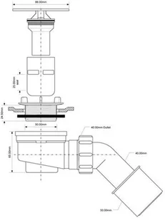 McAlpine syfon do brodzika z elementem umoliwiajcym czyszczenie od gry, kolor CHROM HC252588B - Syfony McAlpine syfon do brodzika z elementem umoliwiajcym czyszczenie od gry, kolor CHROM HC252588B - Syfony - miniaturka - grafika 3