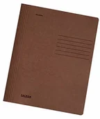 Teczki i skoroszyty - FALKEN Skoroszyt kartonowy Falken Intensivfarben 25 szt. A4 ciemnobrązowy z metalową listwą, dokumenty wpinane od góry lub od dołu. Wyprodukowano w Niemczech Certyfikat Błękitny Anioł 11287711 - miniaturka - grafika 1