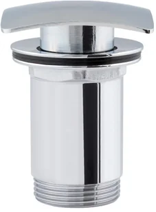 OMNIRES Korek klik-klak umywalkowy kwadratowy wypukły Gwint: 1 1/4" CHROM F706CR - Korki do umywalek - miniaturka - grafika 4