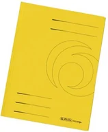 Koszulki na dokumenty - Herlitz uziomów Binder A4 Rec. Intensywne kolory 10er, żółty 11076437 - miniaturka - grafika 1