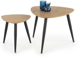 Halmar Zestaw ław Nicea 2 5682 - Inne meble do salonu Halmar Zestaw ław Nicea 2 5682 - Inne meble do salonu - miniaturka - grafika 1