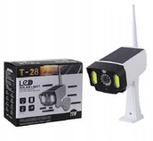 Akcesoria do monitoringu - Lampa solarna atrapa kamery 2W1 czujnik ruchu 20W - miniaturka - grafika 1