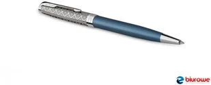 Parker Długopis SONNET PREMUM METAL & BLUE GT lakierowany 2119649 2119649 - Długopisy - miniaturka - grafika 4