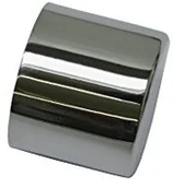 Karnisze - Gardinia 33177 zaślepka do karniszy do drugiego dysku, seria Chicago, średnica 20 MM, chrom - miniaturka - grafika 1