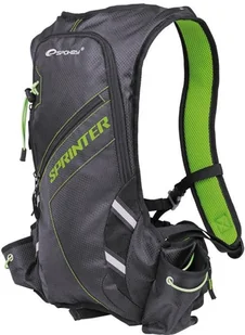 Spokey Plecak sportowy SPRINTER 5l wodoodporny Czarny/Zielony - Plecaki - miniaturka - grafika 3