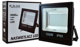 Polux Projektor LED 100W IP65 czarny 306722 - Lampy ogrodowe - miniaturka - grafika 2
