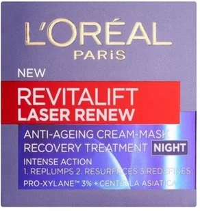 L'oreal Rewitalizujący krem-maska na noc - L'Oreal Paris Revitalift Laser Renew Night Cream-Mask Rewitalizujący krem-maska na noc - L'Oreal Paris Revitalift Laser Renew Night Cream-Mask - Tusze do rzęs L'oreal Rewitalizujący krem-maska na noc - L'Oreal Paris Revitalift Laser Renew Night Cream-Mask Rewitalizujący krem-maska na noc - L'Oreal Paris Revitalift Laser Renew Night Cream-Mask - Tusze do rzęs - miniaturka - grafika 1