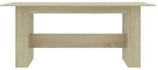 vidaXL Stół jadalniany, kolor dąb sonoma, 180x90x76 cm, płyta wiórowa - Stoły - miniaturka - grafika 4