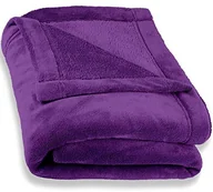 Koce - CelinaTex Montreal koc z polaru, mikrowłókno, narzuta, pled, liliowy, 220 x 240 cm 5000096 - miniaturka - grafika 1