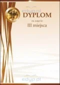 Dyplomy i okładki - Dyplom puchar brązowy A4 - miniaturka - grafika 1