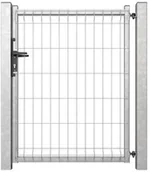 Akcesoria do ogrodzeń - WIŚNIOWSKI Furtka VERA 100 x 123 cm WIŚNIOWSKI - miniaturka - grafika 1