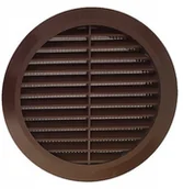 Kratki wentylacyjne - Parkanex Wentylacyjna Okrągła Tworzywo FI125 Brązowa - miniaturka - grafika 1