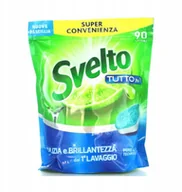 Środki do kuchni i łazienki - Svelto Zielona Cytryna tabletki do zmywarki 90szt. - miniaturka - grafika 1