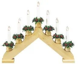 Markslöjd Ozdobny łuk świetlny Tomas naturalny - Oświetlenie świąteczne - miniaturka - grafika 2