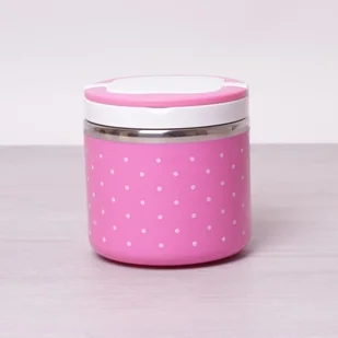 KAMILLE Pojemnik termos na żywność KAMILLE lunch box niebieski 2102_nieb - Termosy - miniaturka - grafika 2