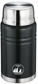 Termosy - Cilio Termos obiadowy ze składaną łyżką 750 ml czarny CI-545616 - miniaturka - grafika 1