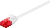 Kable miedziane - MicroConnect RJ-45/RJ-45 kat.6 U/UTP Biały 7.5m V-UTP6075W-SLIM V-UTP6075W-SLIM - miniaturka - grafika 1