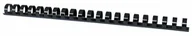 Akcesoria do laminatorów - OFFICE PRODUCTS Grzbiety do bindowania OFFICE PRODUCTS A4 19mm 165 kartek 100 szt. czarne 20241915-05 - miniaturka - grafika 1