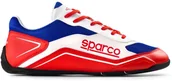 Buty sportowe męskie - Sparco Buty sportowe S-POLE czerwono-niebieskie 00128838RBAZ - miniaturka - grafika 1