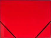 Teczki i skoroszyty - Tetis Teczka kartonowa z gumką narożna A4 czerwona TARGI AL283TET - miniaturka - grafika 1