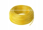 Kable komputerowe i do monitorów - Kabel LgY 1x 1,5mm H05V-K Przewód Żółty 3299z - miniaturka - grafika 1