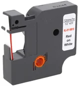 Etykiety do drukarek - Dymo Zamiennik taśmy D1 45015 12mm biała/czerwony - miniaturka - grafika 1
