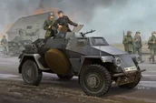 Kolekcjonerskie modele pojazdów - Hobby Boss Niemiecki lekki samochód pancerny Sd.Kfz.221 Leichter Panzerspahwagen (seria 3) 83812 - miniaturka - grafika 1
