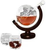 Karafki - MIKA Karafka Globus ze Szklaneczkami 8719481354619 - miniaturka - grafika 1