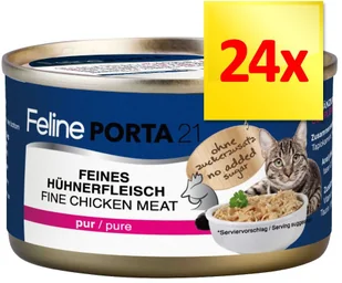 Porta 21 Zestaw Feline 24 x 90 g - Tuńczyk ze szprotkami - Mokra karma dla kotów - miniaturka - grafika 2