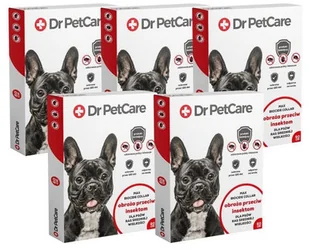 DR PETCARE Dr PetCare MAX Biocide Collar Obroża na pchły i insekty dla psa rasy średniej 60 cm 5 szt - Artykuły przeciw pasożytom - miniaturka - grafika 4