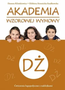 Skrzat AKADEMIA WZOROWEJ WYMOWY DŻ Kowal Aleksandra Książki z rabatem 70% zabawki z rabatem 50% - Pomoce naukowe - miniaturka - grafika 2