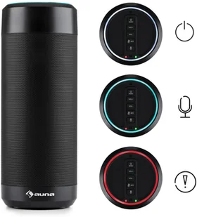 Auna Intelligence Tube WF1-Intelligence BK Czarny - Głośniki przenośne - miniaturka - grafika 2