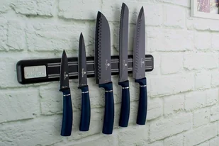 Berlingerhaus Zestaw 5 noży kuchennych z listwą bh-2537 aquamarine BH-2537 Kinghoff - Noże kuchenne - miniaturka - grafika 3