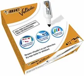 Markery do tablic - BIC Velleda 1711 Whiteboard-marker (1,6 MM) opakowanie po 12 sztuk czarna 943031 - miniaturka - grafika 1