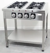 Piece, kotły  i płyty grzejne gastronomiczne - Resto Quality Kuchnia gazowa wolnostojąca 4 palnikowa RQ403554 | 32,8kW - miniaturka - grafika 1