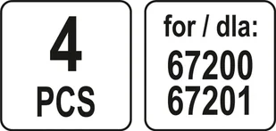 Lund AKCESORIA DO MYJKI PAROWEJ 67200,67201 ZESTAW 4 SZT - Akcesoria do urządzeń czyszczących - miniaturka - grafika 3