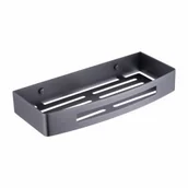 Mydelniczki i dozowniki mydła - Omnires UN10331 GR UNI koszyk prysznicowy 30 x 5 x 13 cm GRAFIT - miniaturka - grafika 1