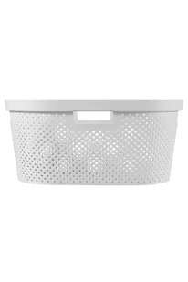 Curver Kosz na pranie do magla Infinity 40L biały Recycled 245673 - Kosze na bieliznę - miniaturka - grafika 6