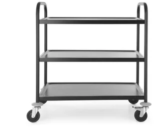 Hendi Wózek kelnerski 3-półkowy, czarny 811320 811320 - Wózki na żywność - miniaturka - grafika 3