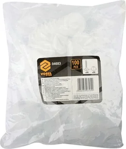 Vorel ZESTAW KUBKI 50 SZT I PASKI 50 SZT DO POZIOMOWANIA PŁYTEK CERAMICZNYCH - Narzędzia glazurnicze - miniaturka - grafika 2