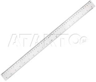 KW Trade Linijki przezroczyste 50 cm - Przybory szkolne - miniaturka - grafika 2