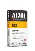 Zaprawy budowlane - Alpol Zaprawa murarska M10 AZ-103 25 kg - miniaturka - grafika 1