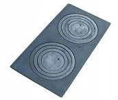 Akcesoria kominkowe - Płyta Kuchenna Żeliwna 2 Otworowa 68 X 32 CM - miniaturka - grafika 1