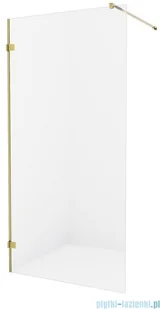 New Trendy Avexa Gold kabina Walk-In 80x200 cm przejrzyste EXK-1793 - Kabiny prysznicowe - miniaturka - grafika 3