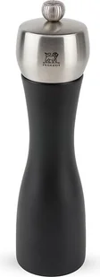 Peugeot Młynek do soli z drewna i stali nierdzewnej czarny mat 200 h PG-17163 PG-17163 - Młynki do soli i pieprzu - miniaturka - grafika 2